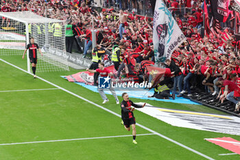 2024-04-14 - Florian Wirtz of Bayer Leverkusen celebrates his goal 4-0 during the German championship Bundesliga football match between Bayer Leverkusen and Werder Bremen on April 14, 2024 at BayArena in Leverkusen, Germany - FOOTBALL - GERMAN CHAMP - LEVERKUSEN V BREMEN - GERMAN BUNDESLIGA - SOCCER