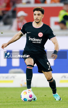 2024-04-13 - Omar Marmoush of Eintracht Frankfurt during the German championship Bundesliga football match between VfB Stuttgart and Eintracht Frankfurt on April 13, 2024 at MHPArena in Stuttgart, Germany - FOOTBALL - GERMAN CHAMP - STUTTGART V FRANKFURT - GERMAN BUNDESLIGA - SOCCER