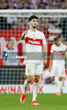 2024-04-13 - Atakan Karazor of Stuttgart during the German championship Bundesliga football match between VfB Stuttgart and Eintracht Frankfurt on April 13, 2024 at MHPArena in Stuttgart, Germany - FOOTBALL - GERMAN CHAMP - STUTTGART V FRANKFURT - GERMAN BUNDESLIGA - SOCCER