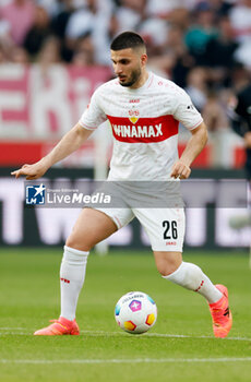 2024-04-13 - Deniz Undav of Stuttgart during the German championship Bundesliga football match between VfB Stuttgart and Eintracht Frankfurt on April 13, 2024 at MHPArena in Stuttgart, Germany - FOOTBALL - GERMAN CHAMP - STUTTGART V FRANKFURT - GERMAN BUNDESLIGA - SOCCER