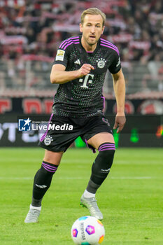 2024-04-20 - Harry Kane of Bayern Munich during the German championship Bundesliga football match between Union Berlin and Bayern Munich on April 20, 2024 at An der Alten Försterei stadium in Berlin, Germany - FOOTBALL - GERMAN CHAMP - UNION BERLIN V BAYERN MUNICH - GERMAN BUNDESLIGA - SOCCER