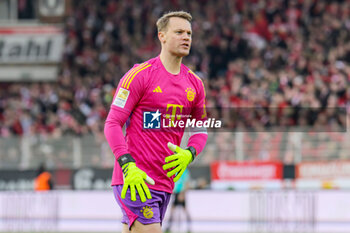 2024-04-20 - Manuel Neuer of Bayern Munich during the German championship Bundesliga football match between Union Berlin and Bayern Munich on April 20, 2024 at An der Alten Försterei stadium in Berlin, Germany - FOOTBALL - GERMAN CHAMP - UNION BERLIN V BAYERN MUNICH - GERMAN BUNDESLIGA - SOCCER