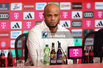 2024-05-30 - Vincent Kompany during his presentation as a new head coach of Bayern Munich on May 30, 2024 in Munich, Germany - FOOTBALL - PRESENTATION HEAD COACH VINCENT KOMPANY IN BAYERN MUNICH - GERMAN BUNDESLIGA - SOCCER