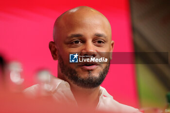 2024-05-30 - Vincent Kompany during his presentation as a new head coach of Bayern Munich on May 30, 2024 in Munich, Germany - FOOTBALL - PRESENTATION HEAD COACH VINCENT KOMPANY IN BAYERN MUNICH - GERMAN BUNDESLIGA - SOCCER