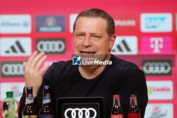 2024-05-30 - Bayern Munich director of sport Max Eberl during the presentation of new head coach Vincent Kompany on May 30, 2024 in Munich, Germany - FOOTBALL - PRESENTATION HEAD COACH VINCENT KOMPANY IN BAYERN MUNICH - GERMAN BUNDESLIGA - SOCCER