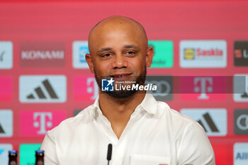 2024-05-30 - Vincent Kompany during his presentation as a new head coach of Bayern Munich on May 30, 2024 in Munich, Germany - FOOTBALL - PRESENTATION HEAD COACH VINCENT KOMPANY IN BAYERN MUNICH - GERMAN BUNDESLIGA - SOCCER