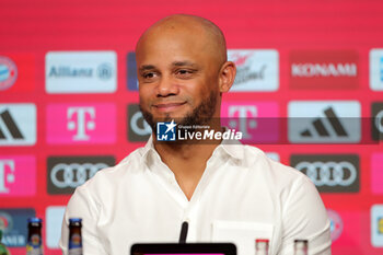 2024-05-30 - Vincent Kompany during his presentation as a new head coach of Bayern Munich on May 30, 2024 in Munich, Germany - FOOTBALL - PRESENTATION HEAD COACH VINCENT KOMPANY IN BAYERN MUNICH - GERMAN BUNDESLIGA - SOCCER