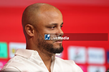 2024-05-30 - Vincent Kompany during his presentation as a new head coach of Bayern Munich on May 30, 2024 in Munich, Germany - FOOTBALL - PRESENTATION HEAD COACH VINCENT KOMPANY IN BAYERN MUNICH - GERMAN BUNDESLIGA - SOCCER