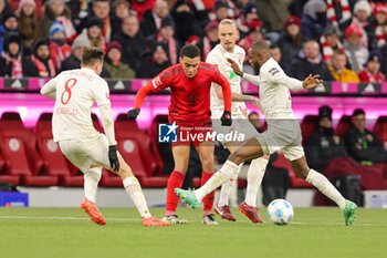 2024-11-22 - Jamal Musiala of Bayern Munich during the German championship Bundesliga football match between Bayern Munich and Augsburg on 22 November 2024 at Allianz Arena in Munich, Germany - FOOTBALL - GERMAN CHAMP - BAYERN MUNICH V AUGSBURG - GERMAN BUNDESLIGA - SOCCER