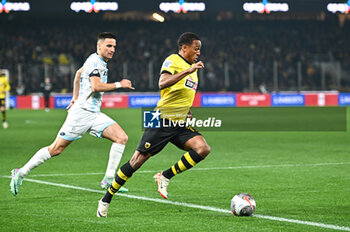 2024-02-18 - 19 Niclas Eliasson of AEK FC is playing during the Greek Super League, Round 23, match between AEK FC and Kifissia at OPAP Arena Stadium, on February 18, in Athens, Greece - AEK FC VS KIFISSIA - GREEK SUPER LEAGUE - SOCCER