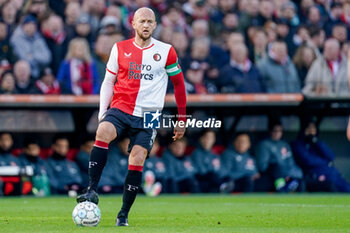2024-01-28 - Gernot Trauner of Feyenoord during the Netherlands championship Eredivisie football match between Feyenoord and FC Twente on January 28, 2024 at Stadion Feyenoord in Rotterdam, Netherlands - FOOTBALL - NETHERLANDS CHAMP - FEYENOORD V TWENTE - NETHERLANDS EREDIVISIE - SOCCER