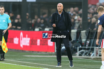 2024-01-28 - Coach Arne Slot of Feyenoord during the Netherlands championship Eredivisie football match between Feyenoord and FC Twente on January 28, 2024 at Stadion Feyenoord in Rotterdam, Netherlands - FOOTBALL - NETHERLANDS CHAMP - FEYENOORD V TWENTE - NETHERLANDS EREDIVISIE - SOCCER