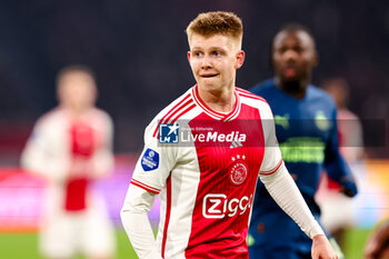 2024-02-03 - Kristian Hlynsson of Ajax during the Netherlands championship Eredivisie football match between AFC Ajax and PSV on February 3, 2024 at Johan Cruijff ArenA in Amsterdam, Netherlands - FOOTBALL - NETHERLANDS CHAMP - AJAX V PSV - NETHERLANDS EREDIVISIE - SOCCER