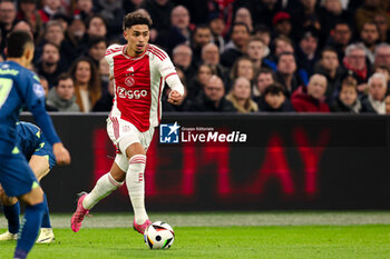 2024-02-03 - Tristan Gooijer of Ajax during the Netherlands championship Eredivisie football match between AFC Ajax and PSV on February 3, 2024 at Johan Cruijff ArenA in Amsterdam, Netherlands - FOOTBALL - NETHERLANDS CHAMP - AJAX V PSV - NETHERLANDS EREDIVISIE - SOCCER