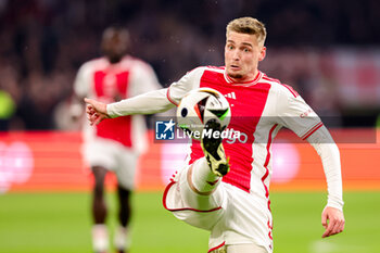 2024-02-03 - Kenneth Taylor of Ajax during the Netherlands championship Eredivisie football match between AFC Ajax and PSV on February 3, 2024 at Johan Cruijff ArenA in Amsterdam, Netherlands - FOOTBALL - NETHERLANDS CHAMP - AJAX V PSV - NETHERLANDS EREDIVISIE - SOCCER