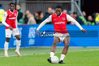 2024-02-04 - Riechedly Bazoer of AZ Alkmaar during the Netherlands championship Eredivisie football match between AZ and Feyenoord on February 4, 2024 at AFAS Stadion in Alkmaar, Netherlands - FOOTBALL - NETHERLANDS CHAMP - AZ V FEYENOORD - NETHERLANDS EREDIVISIE - SOCCER