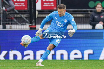 2024-02-04 - Goalkeeper Timon Wellenreuther of Feyenoord during the Netherlands championship Eredivisie football match between AZ and Feyenoord on February 4, 2024 at AFAS Stadion in Alkmaar, Netherlands - FOOTBALL - NETHERLANDS CHAMP - AZ V FEYENOORD - NETHERLANDS EREDIVISIE - SOCCER