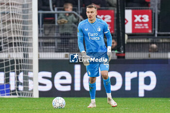 2024-02-04 - Goalkeeper Timon Wellenreuther of Feyenoord during the Netherlands championship Eredivisie football match between AZ and Feyenoord on February 4, 2024 at AFAS Stadion in Alkmaar, Netherlands - FOOTBALL - NETHERLANDS CHAMP - AZ V FEYENOORD - NETHERLANDS EREDIVISIE - SOCCER