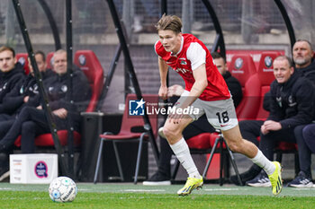 2024-02-04 - David Moller Wolfe of AZ during the Netherlands championship Eredivisie football match between AZ and Feyenoord on February 4, 2024 at AFAS Stadion in Alkmaar, Netherlands - FOOTBALL - NETHERLANDS CHAMP - AZ V FEYENOORD - NETHERLANDS EREDIVISIE - SOCCER