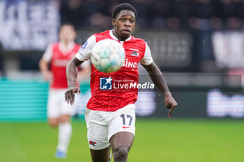 2024-02-04 - Jayden Addai of AZ during the Netherlands championship Eredivisie football match between AZ and Feyenoord on February 4, 2024 at AFAS Stadion in Alkmaar, Netherlands - FOOTBALL - NETHERLANDS CHAMP - AZ V FEYENOORD - NETHERLANDS EREDIVISIE - SOCCER