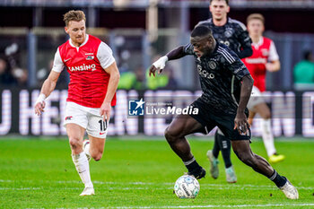 2024-02-25 - Brian Brobbey of AFC Ajax during the Netherlands championship Eredivisie football match between AZ and AFC Ajax on February 25, 2024 at AFAS Stadion in Alkmaar, Netherlands - FOOTBALL - NETHERLANDS CHAMP - AZ V AJAX - NETHERLANDS EREDIVISIE - SOCCER