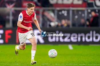 2024-02-25 - David Moller Wolfe of AZ Alkmaar during the Netherlands championship Eredivisie football match between AZ and AFC Ajax on February 25, 2024 at AFAS Stadion in Alkmaar, Netherlands - FOOTBALL - NETHERLANDS CHAMP - AZ V AJAX - NETHERLANDS EREDIVISIE - SOCCER