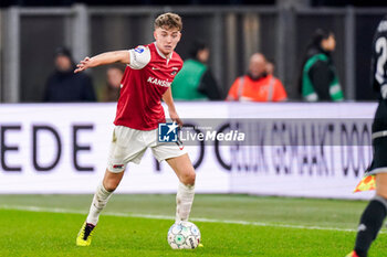 2024-02-25 - Sven Mijnans of AZ Alkmaar during the Netherlands championship Eredivisie football match between AZ and AFC Ajax on February 25, 2024 at AFAS Stadion in Alkmaar, Netherlands - FOOTBALL - NETHERLANDS CHAMP - AZ V AJAX - NETHERLANDS EREDIVISIE - SOCCER