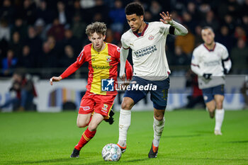 2024-03-08 - Malik Tillman of PSV, Jakob Breum of Go Ahead Eagles during the Netherlands championship Eredivisie football match between Go Ahead Eagles and PSV on March 8, 2024 at De Adelaarshorst in Deventer, Netherlands - FOOTBALL - NETHERLANDS CHAMP - GO AHEAD EAGLES V PSV - NETHERLANDS EREDIVISIE - SOCCER