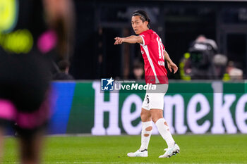 2024-10-19 - Seiya Maikuma of AZ Alkmaar during the Netherlands championship, Eredivisie football match between AZ Alkmaar and PSV Eindhoven on October 19, 2024 at AFAS Stadion in Alkmaar, Netherlands - FOOTBALL - NETHERLANDS CHAMP - AZ V PSV - NETHERLANDS EREDIVISIE - SOCCER