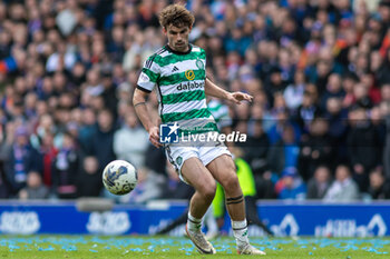 2024-04-07 - Matt O'Riley of Celtic during the Scottish championship, Cinch Premiership football match between Rangers and Celtic on 7 April 2024 at Ibrox in Glasgow, Scotland - FOOTBALL - SCOTTISH CHAMP - RANGERS V CELTIC - SCOTTISH PREMIERSHIP - SOCCER