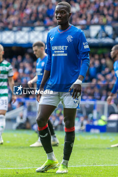 2024-04-07 - Mohamed Diomande of Rangers FC during the Scottish championship, Cinch Premiership football match between Rangers and Celtic on 7 April 2024 at Ibrox in Glasgow, Scotland - FOOTBALL - SCOTTISH CHAMP - RANGERS V CELTIC - SCOTTISH PREMIERSHIP - SOCCER