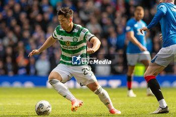 2024-04-07 - Tomoki Iwata of Celtic FC during the Scottish championship, Cinch Premiership football match between Rangers and Celtic on 7 April 2024 at Ibrox in Glasgow, Scotland - FOOTBALL - SCOTTISH CHAMP - RANGERS V CELTIC - SCOTTISH PREMIERSHIP - SOCCER