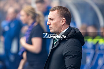 2024-04-07 - Celtic FC Manager, Brendan Rogers during the Scottish championship, Cinch Premiership football match between Rangers and Celtic on 7 April 2024 at Ibrox in Glasgow, Scotland - FOOTBALL - SCOTTISH CHAMP - RANGERS V CELTIC - SCOTTISH PREMIERSHIP - SOCCER