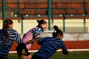2024-01-13 - Sara Bjork Gunnarsdottir warm up - JUVENTUS FC VS AC MILAN - ITALIAN SERIE A WOMEN - SOCCER