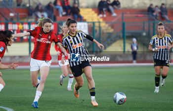 2024-01-13 - Sofia Cantore in action during the match - JUVENTUS FC VS AC MILAN - ITALIAN SERIE A WOMEN - SOCCER
