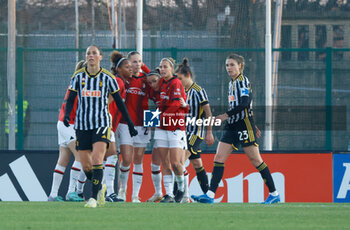 2024-01-13 - Happines of Ac Milan after scoring - JUVENTUS FC VS AC MILAN - ITALIAN SERIE A WOMEN - SOCCER