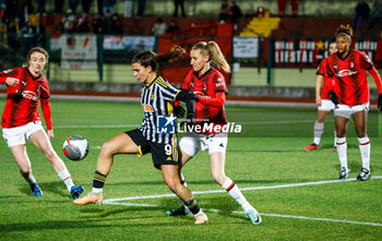 2024-01-13 - Sofia Cantore in action during the match - JUVENTUS FC VS AC MILAN - ITALIAN SERIE A WOMEN - SOCCER