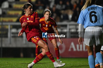 2024-01-13 - Laura Feiersinger of A.S. Roma Women score 2-0 during the 12th day of the Serie A Championship between A.S. Roma Women vs Pomigliano Calcio Femminile on 13 January 2024 at the Tre Fontane Stadium in Rome, Italy. - AS ROMA VS POMIGLIANO WOMEN - ITALIAN SERIE A WOMEN - SOCCER