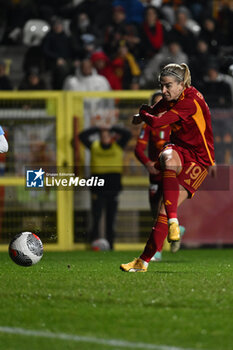 2024-01-13 - Barbara Latorre of A.S. Roma Women during the 12th day of the Serie A Championship between A.S. Roma Women vs Pomigliano Calcio Femminile on 13 January 2024 at the Tre Fontane Stadium in Rome, Italy. - AS ROMA VS POMIGLIANO WOMEN - ITALIAN SERIE A WOMEN - SOCCER
