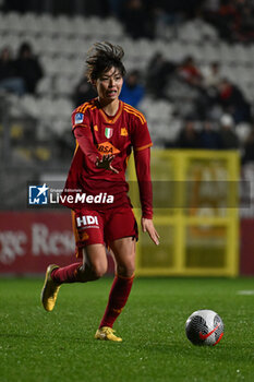 2024-01-13 - Saki Kumagai of A.S. Roma Women during the 12th day of the Serie A Championship between A.S. Roma Women vs Pomigliano Calcio Femminile on 13 January 2024 at the Tre Fontane Stadium in Rome, Italy. - AS ROMA VS POMIGLIANO WOMEN - ITALIAN SERIE A WOMEN - SOCCER