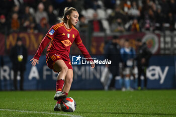2024-01-13 - Giada Greggi of A.S. Roma Women during the 12th day of the Serie A Championship between A.S. Roma Women vs Pomigliano Calcio Femminile on 13 January 2024 at the Tre Fontane Stadium in Rome, Italy. - AS ROMA VS POMIGLIANO WOMEN - ITALIAN SERIE A WOMEN - SOCCER