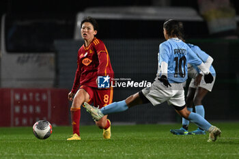2024-01-13 - Saki Kumagai of A.S. Roma Women uring the 12th day of the Serie A Championship between A.S. Roma Women vs Pomigliano Calcio Femminile on 13 January 2024 at the Tre Fontane Stadium in Rome, Italy. - AS ROMA VS POMIGLIANO WOMEN - ITALIAN SERIE A WOMEN - SOCCER