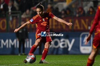 2024-01-13 - Manuela Giugliano of A.S. Roma Women during the 12th day of the Serie A Championship between A.S. Roma Women vs Pomigliano Calcio Femminile on 13 January 2024 at the Tre Fontane Stadium in Rome, Italy. - AS ROMA VS POMIGLIANO WOMEN - ITALIAN SERIE A WOMEN - SOCCER