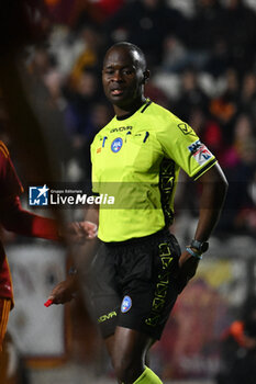 2024-01-13 - Referee Andeng Tona Mbei during the 12th day of the Serie A Championship between A.S. Roma Women vs Pomigliano Calcio Femminile on 13 January 2024 at the Tre Fontane Stadium in Rome, Italy. - AS ROMA VS POMIGLIANO WOMEN - ITALIAN SERIE A WOMEN - SOCCER