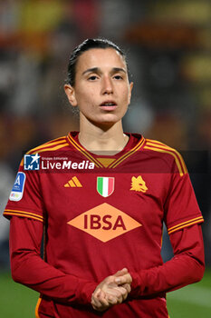 2024-01-13 - Lucia Di Guglielmo of A.S. Roma Women during the 12th day of the Serie A Championship between A.S. Roma Women vs Pomigliano Calcio Femminile on 13 January 2024 at the Tre Fontane Stadium in Rome, Italy. - AS ROMA VS POMIGLIANO WOMEN - ITALIAN SERIE A WOMEN - SOCCER