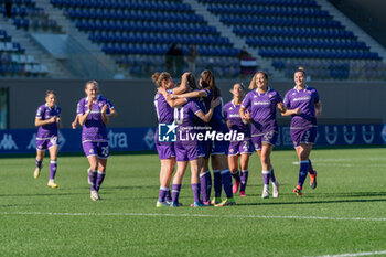 2024-01-21 - Fiorentina celebrates after scoring - ACF FIORENTINA VS POMIGLIANO WOMEN - ITALIAN SERIE A WOMEN - SOCCER