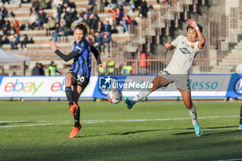 2024-01-20 - Michela Cambiaghi of Inter and Moeka Minami of Roma - FC INTERNAZIONALE WOMEN VS AS ROMA - ITALIAN SERIE A WOMEN - SOCCER