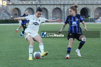 2024-01-20 - Evelyne Viens and Beatrice Merlo - FC INTERNAZIONALE WOMEN VS AS ROMA - ITALIAN SERIE A WOMEN - SOCCER