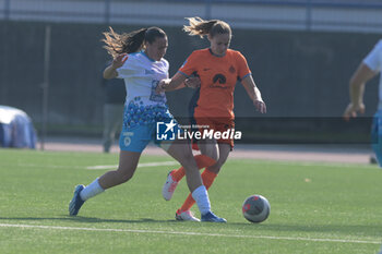 2024-01-27 - Andrine Tomter of FC Internazionale competes for the ball with Alice Corelli of SSC Napoli Soccer - Women Serie A Match Between Napoli Femminile vs FC Internazionale - NAPOLI FEMMINILE VS FC INTERNAZIONALE WOMEN - ITALIAN SERIE A WOMEN - SOCCER
