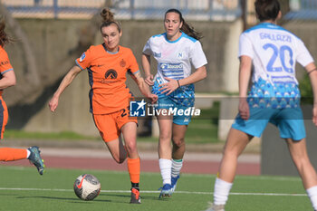 2024-01-27 - Lina Magull of FC Internazionale competes for the ball with Alice Corelli of SSC Napoli Soccer - Women Serie A Match Between Napoli Femminile vs FC Internazionale - NAPOLI FEMMINILE VS FC INTERNAZIONALE WOMEN - ITALIAN SERIE A WOMEN - SOCCER